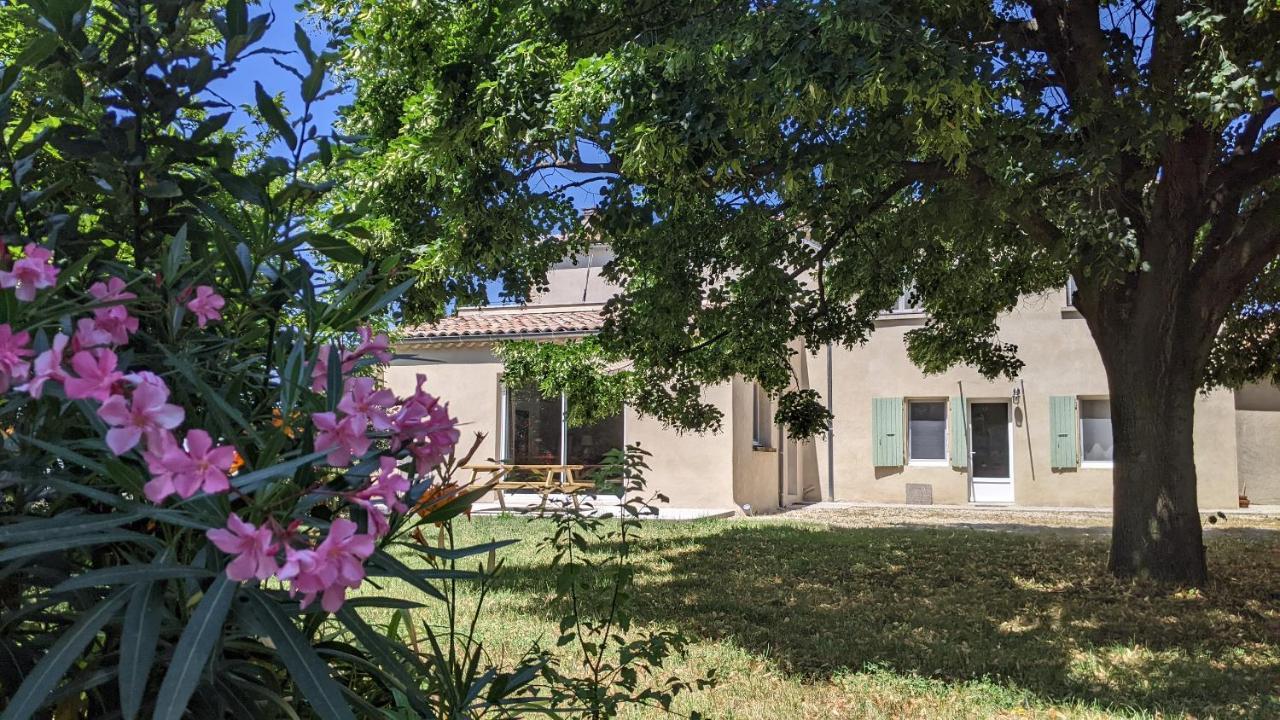 Rez-De-Jardin Independant Dans Ferme Maraichere Bio Avec Grand Jardin Privatif Clos Et Arbore 克雷斯 外观 照片
