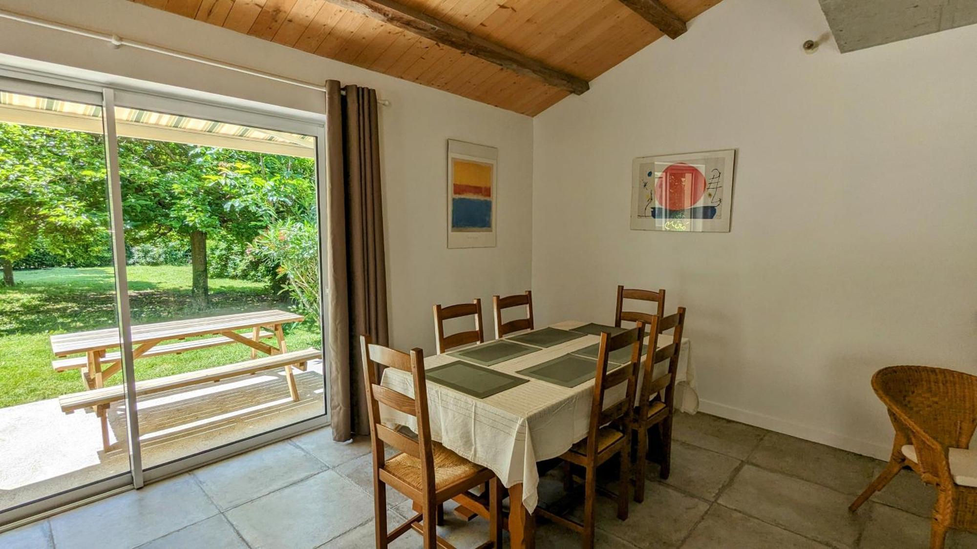 Rez-De-Jardin Independant Dans Ferme Maraichere Bio Avec Grand Jardin Privatif Clos Et Arbore 克雷斯 外观 照片